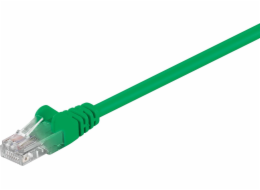 Goobay U/UTP propojovací kabel kat. 5e CCA zelený 3m (68368)