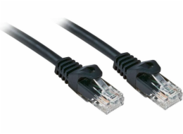 Lindy Patchcord Cat6, U/UTP, 2m, černý (48193)