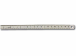 Gimex MLPD kovové pravítko inox 20cm (214.192)
