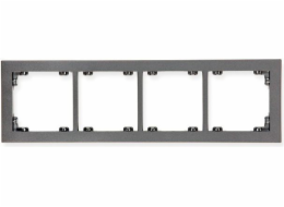 Karlik Deco quadruple frame graphite (11DR-4)