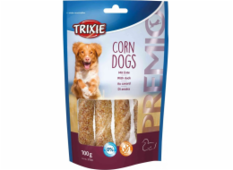 Trixie PREMIO Corn Dogs pochoutka (kachní a syrová kůže), 100g