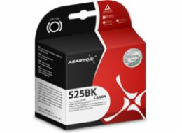 Černý inkoust Asarto Canon PGI525BK I iP4850/MG5150/5250/6150 I