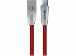Usams USB-A – USB-C USB kabel 1,2 m červený (63813-uniw)