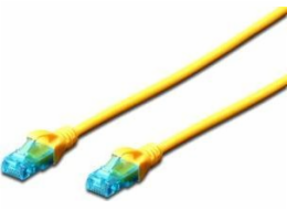 Digitus UTP CAT.5E propojovací kabel gelb 1,5 m 15 LGW