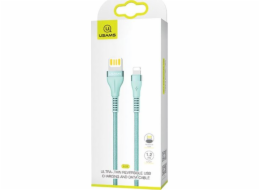 Usams USB-A – Lightning kabel 1,2 m modrý (63781-uniw)