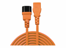 Lindy C14 - C13 napájecí kabel, oranžový, 1m (30474)