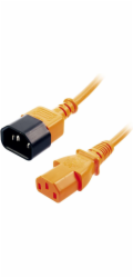 Lindy C14 - C13 napájecí kabel, oranžový, 1m (30474)