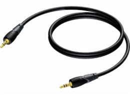 Procab Jack 3,5 mm - Jack 3,5 mm kabel 1,5 m černý (CLA716/1,5)