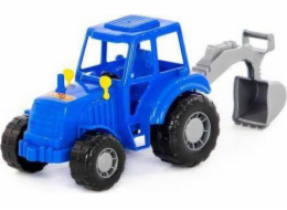 Polesie Polesie 84873 Traktor-bagr Majster modrý v mřížce