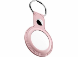 KeyBudz KeyBudz AirTag Keyring - ochranné kožené pouzdro pro AirTag 2-balení (Blush Pink)
