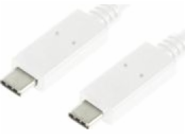 LogiLink USB-C - USB-C kabel USB 1 m Bílý (CU0131)
