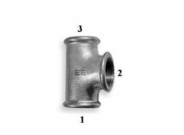 Odlewnia Zawiercie Redukční tričko B1 6/4x5/4x6/4" pozinkované - 13801
