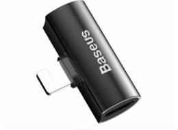 Baseus L46 Lightning - Lightning x2 USB adaptér černý (BRA008293)