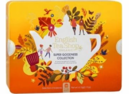 English Tea Sho Sada čajů Super Goodness Collection v ozdobné dóze, 36 ks. 61,5 g