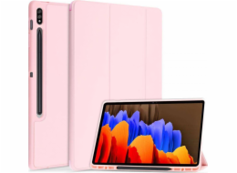 Tech-Protect Tablet Case SmartCase Pen Case pro Samsung Galaxy Tab S7 FE 5G 12.4 T730/ T736B Růžový univerzální