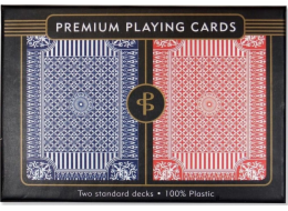 Peter Pauper Stiskněte červené/modré hrací karty