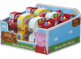 Tm Toys Peppa Pig - Dřevěná směs mini autíček