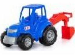 Polesie Polesie 84736 Traktor-rypadlo "Master" (modré) v mřížce