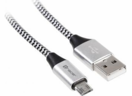 Tracer USB-A - microUSB USB kabel 1 m černý (TRAKBK46928)