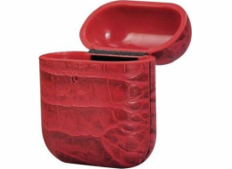 TerraTec AirBox Crocodile Pattern Red ochranné pouzdro pro AirPods, červené