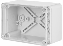 Elektro-Plast INDUSTRIAL Hermetická krabice č. 110x75x59mm IP65 šedá, průhledný kryt 2703-01