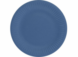 GoDan Papírové talíře, jednobarevné, tmavě modrá, 18 cm, 6 ks. Godan