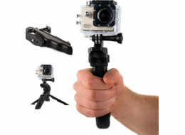 Hurtel Mini držák na stativ pro sportovní kamery GoPro SJCAM, univerzální černý