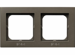 Ospel Dvojitý rám IP44 Čokoládová metalíza SONATA OSPEL