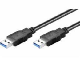 MicroConnect USB kabel USB-A – USB-A 2 m černý (USB3.0AA2B)