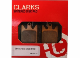 Brzdové destičky Clarks CLARK S HOPE (Moto V2), slinutá metalíza