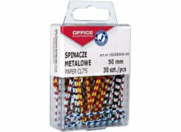 Kancelářské potřeby Zebra kovové spony 50 mm 30 ks.