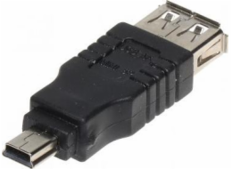 USB miniUSB - USB adaptér černý (USB-W-MINI/USB-G)