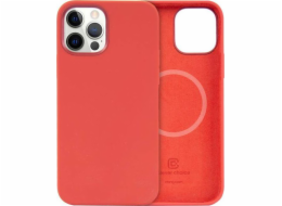 Barevný kryt Crong Crong magnetický – pouzdro iPhone 12 Pro Max MagSafe (červené)