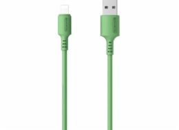 Somostel USB-A – Lightning kabel 1,2 m zelený (SMS-BP06 USB – Lightning Green)