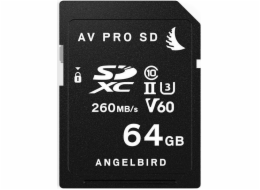Angelbird AV PRO SD MK2 V60 SDXC 64GB Class 10 UHS-II/U3 V60 karta (AVP064SDMK2V60)