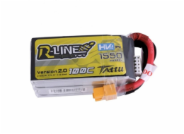 Gens Ace & TATTU Baterie R-Line 1550mAh, 14,8V, 100C, 4S1P, HV (TA-RL-100C-1550-4S1P)