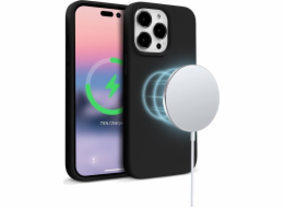 Barevný kryt Crong Crong magnetický – pouzdro iPhone 14 Pro MagSafe (černé)