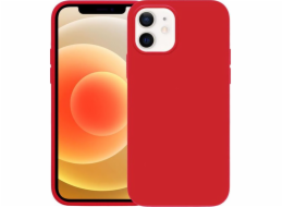 Barevný kryt Crong Crong – obal na iPhone 12 / iPhone 12 Pro (červený)