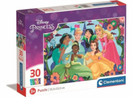 Clementoni CLE puzzle 30 SuperKolor Princess 20276