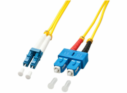 Lindy propojovací kabel z optických vláken LC/SC, OS2, 9/125Ám, 1m, žlutý (47470)