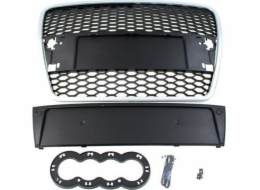MTuning_F GRILL AUDI A6 C6 RS-STYLE STŘÍBRNO-ČERNÁ (04-09)