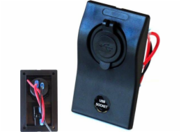 TurboWorks Panel 2xUSB (1x1A 1x2.1A), 1BA 5A