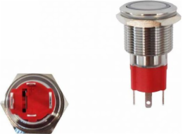 MTuning_F Switch 304SS 10A 19mm ON-OFF Modrý
