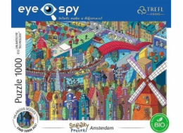 Trefl Puzzle 1000 Eye-Spy Sneaky Peekers Amsterdam TREFL