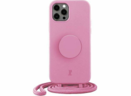 Just Elegance JE PopGrip Case iPhone 12/12 Pro 6,1" pastelově růžová/pastelově růžová 30158 (Just Elegance)