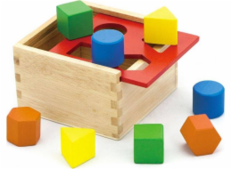 Viga Toys Dřevěný třídič tvarů Barevné postavy Viga Toys