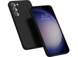 Barevný kryt Crong Crong – pouzdro Samsung Galaxy S23 (černé)