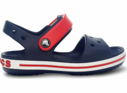 Crocs Dětské sandály Crocband Jr tmavě červená, velikost 23
