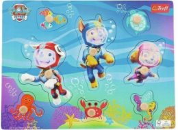 Trefl Dřevěné puzzle pro děti PREMIUM Paw Patrol packa 16316