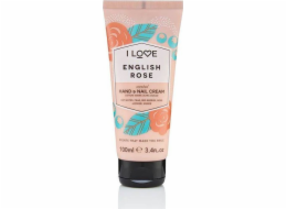 I love I Love Scented Hand & Nail Cream hydratační krém na ruce a nehty English Rose 100 ml